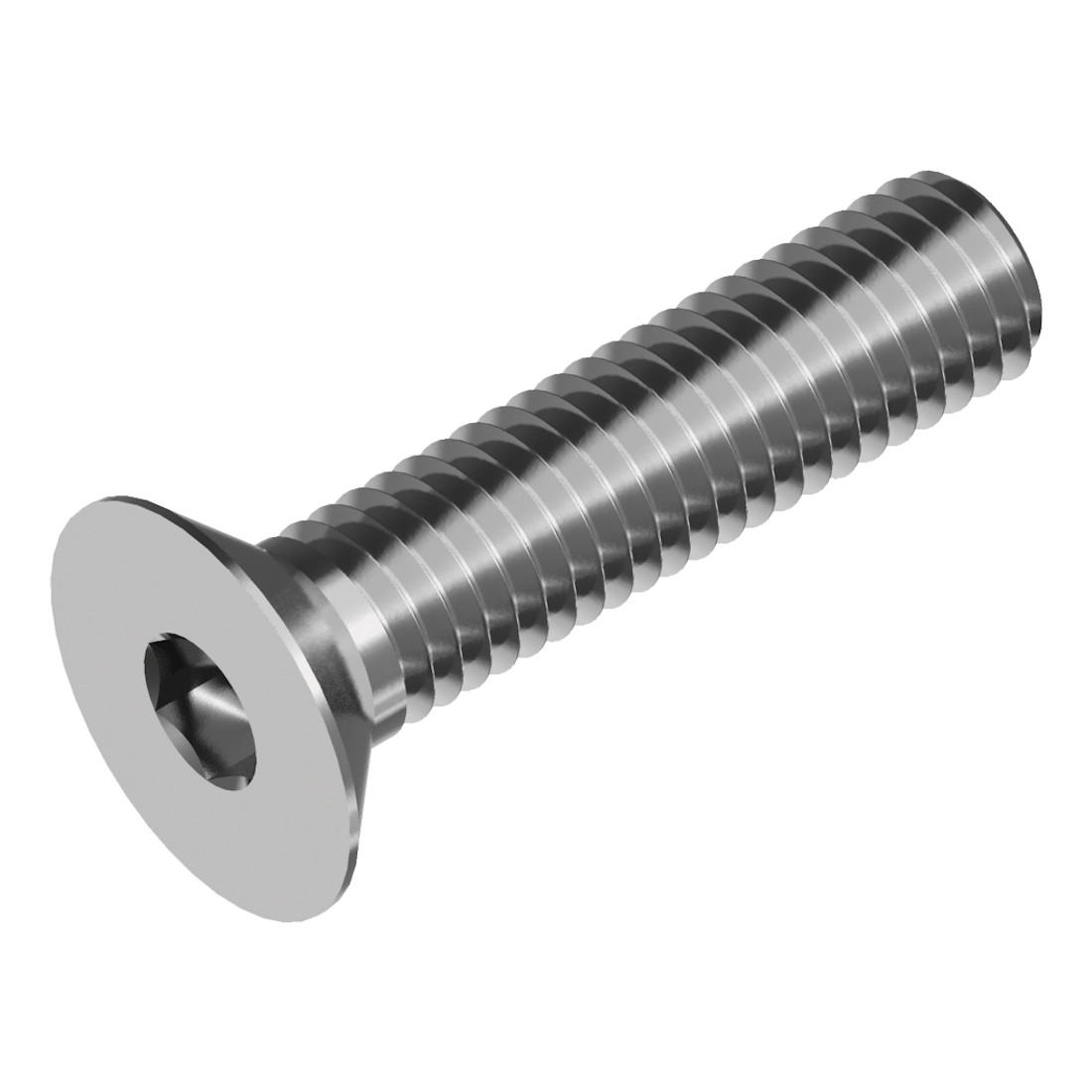 Rostfri M8 x 30 mm Försänkt insexskruv A4 syrafast