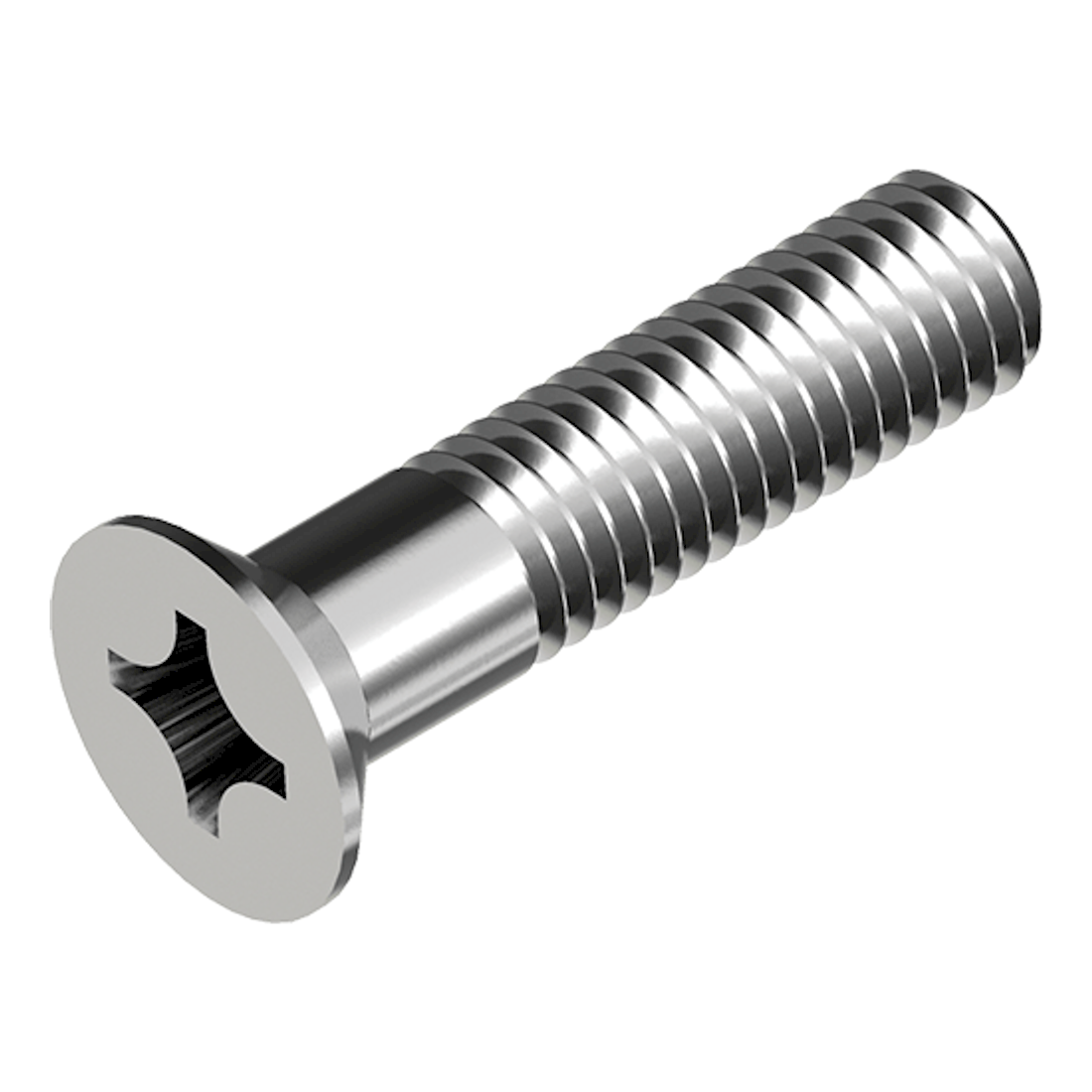 Rostfri Maskinskruv försänkt M3 x 25 mm A4 syrafast