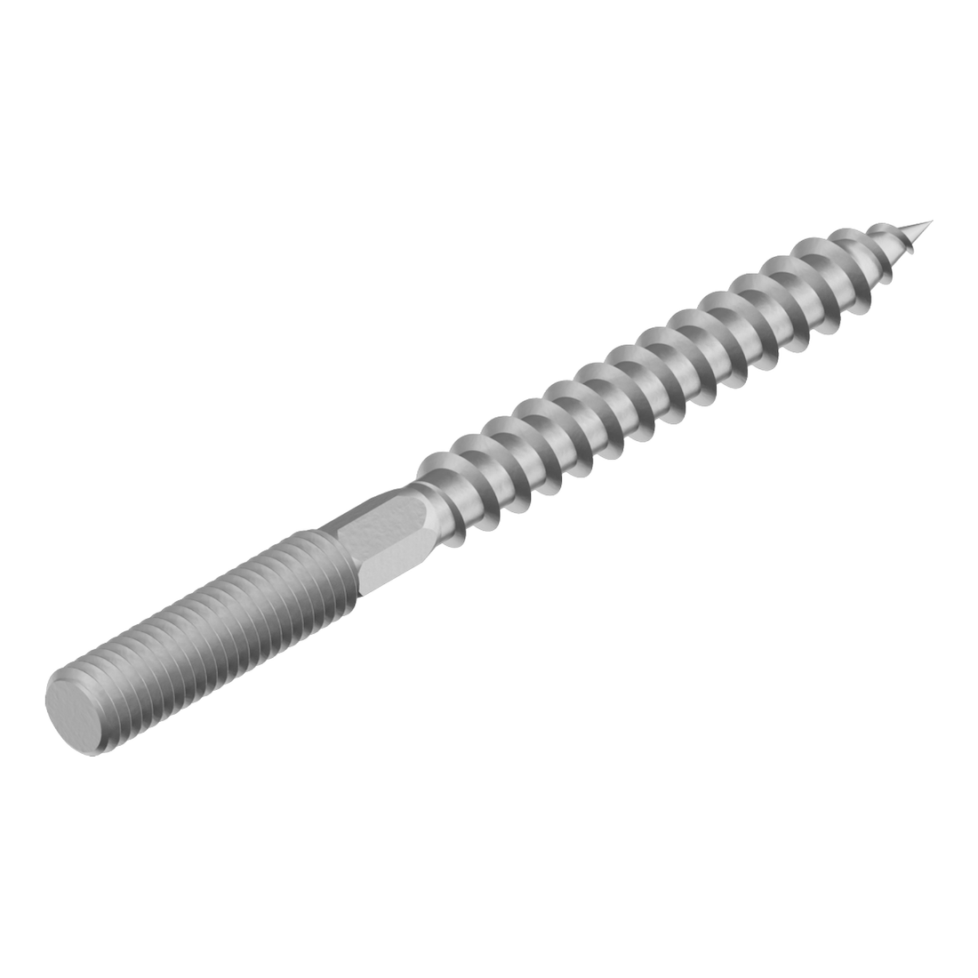 Rostfri Skruvstift M10 x 90 (57/20) mm A4 syrafast