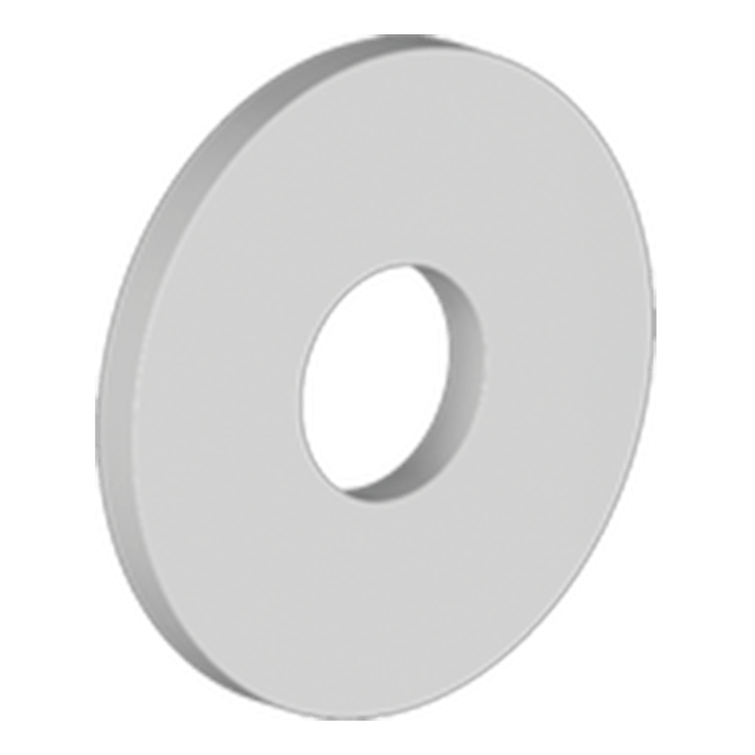 Stor nylon bricka 3.2 mm (M3) polyamid